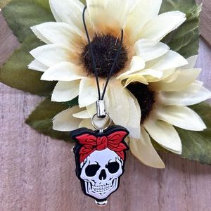 Skull Phone Charm